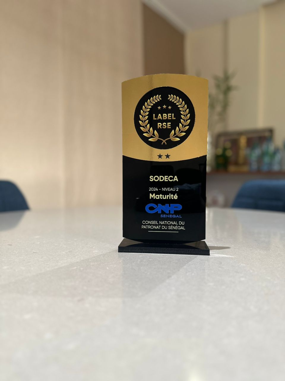 Distinction de la SODECA : Label RSE CNP Niveau 2